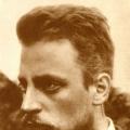 Erich Maria Rilke.  R.M.-nin qısa tərcümeyi-halı.  Rilke.  Paris.  